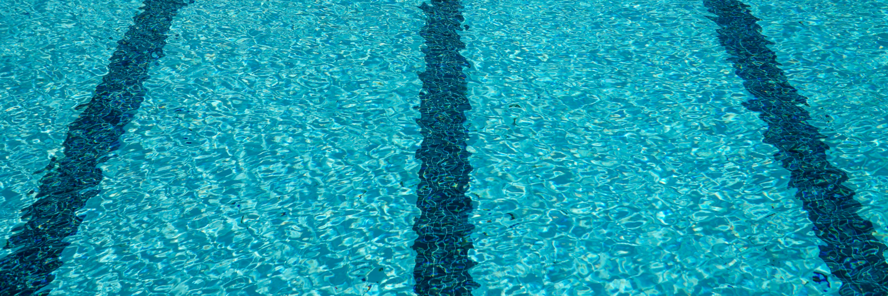 Bottom of a Pool, with water and swim lane lines