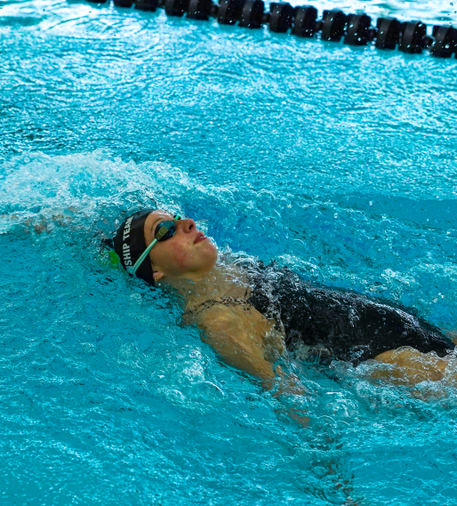 girl swimming